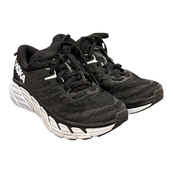Hoka Gaviota 4 Stability Running Shoes Athletic Comfort Black MISMATCHED 9.5/9 main image 4